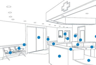 Healthcare surface testing for COVID-19