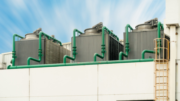 Cooling tower monitored for Legionella risk