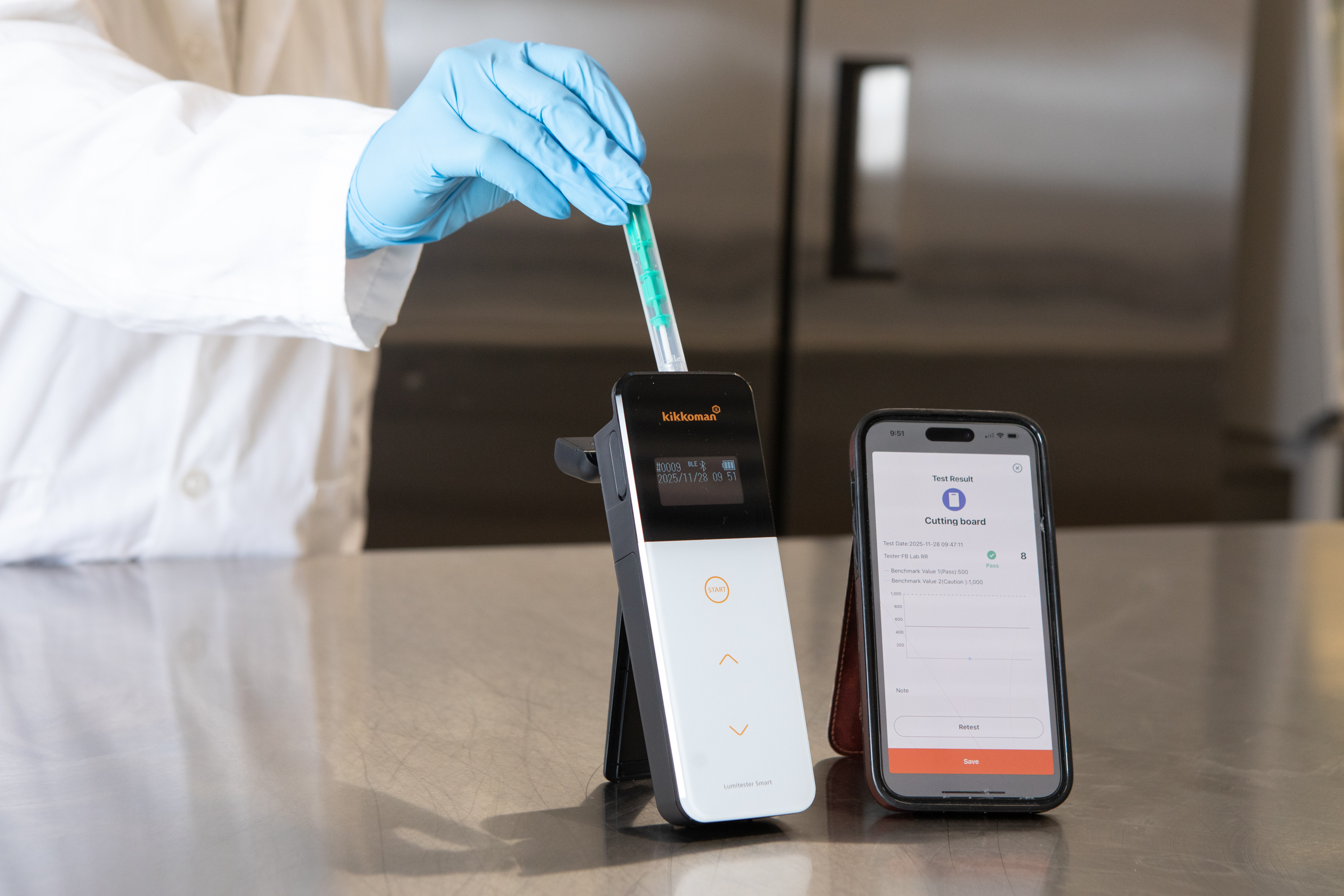 Lumitester SMART device