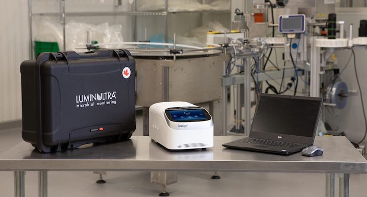 GeneCount Corrosion Collection equipment on table in lab