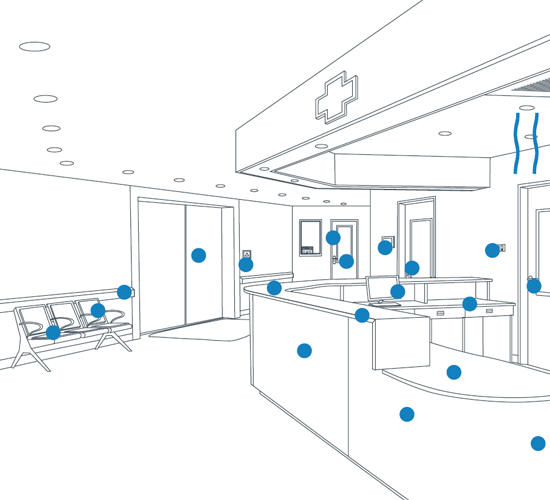Environmental surveillance monitoring in healthcare