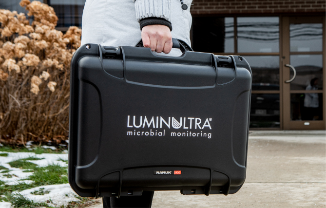 LuminUltra microbial monitoring technology