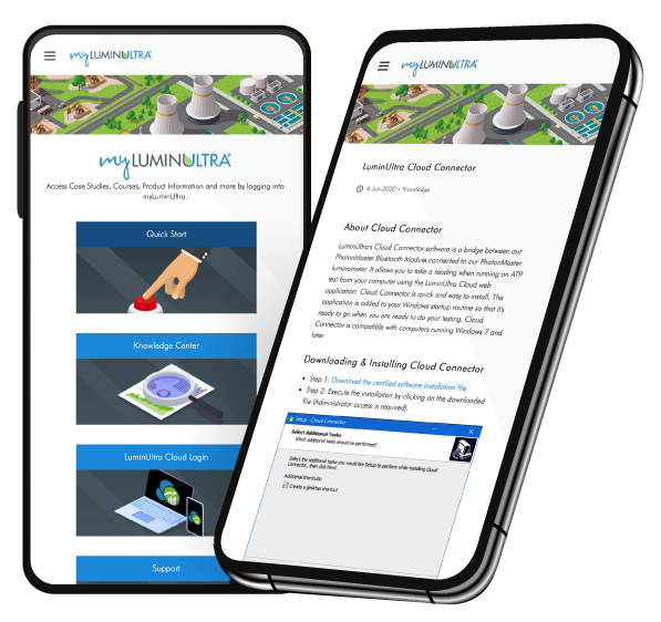 myLuminUltra app